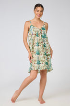 Load image into Gallery viewer, Short Nightie - Peacock Print