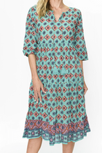 Load image into Gallery viewer, Rebecca Tie Neck Dress