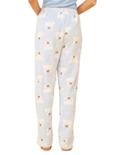 Load image into Gallery viewer, Plush Pyjama Pants - Light Blue Teddy