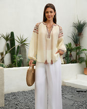 Load image into Gallery viewer, Embroidered Azteca Folk Top