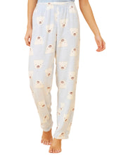 Load image into Gallery viewer, Plush Pyjama Pants - Light Blue Teddy
