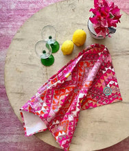 Load image into Gallery viewer, Tea Towel - Kelim Pink