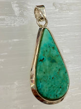 Load image into Gallery viewer, Turquoise Sterling Silver Pendant