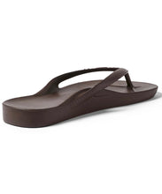 Load image into Gallery viewer, Archies Support Thongs - Chocolate Brown