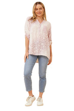 Load image into Gallery viewer, Rosetta Animal Print Top - Pink