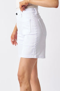 Denim Shorts - White