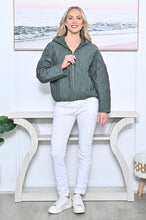 Load image into Gallery viewer, Star Pocket Padded Jacket – Khaki