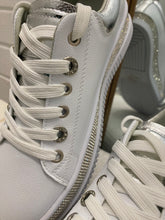 Load image into Gallery viewer, Lav-ish Lux Diamonte Sole Sneakers - White