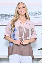 Load image into Gallery viewer, Floral Linen Shirt - Pink