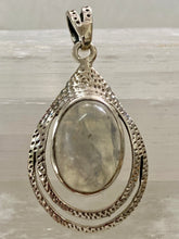 Load image into Gallery viewer, Moonstone Sterling Silver Pendant