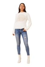 Load image into Gallery viewer, Crochet Knit Jumper