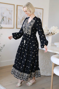 Ivy Maxi Dress - Black