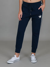 Load image into Gallery viewer, Gerry | Women's Superstar Stripe Tapered Sweatpants – French Terry - Ink
