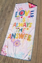 Load image into Gallery viewer, Beach Towel - Love Is The Answer