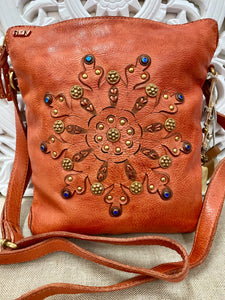 Wallis Crossbody Bag - Rust