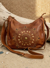 Load image into Gallery viewer, Lacey Zip Round Hobo - Oak