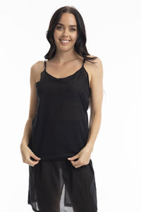 Cami  Slip - Black