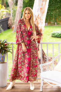 Flare Sleeve Dress - Sofia