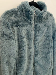 Faux Fur Jacket - Pewter