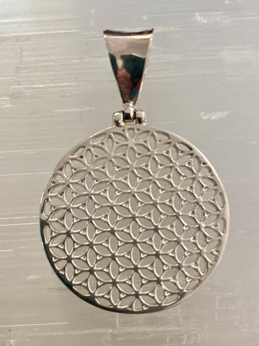 Sterling Silver Pendant - Flower Of Life