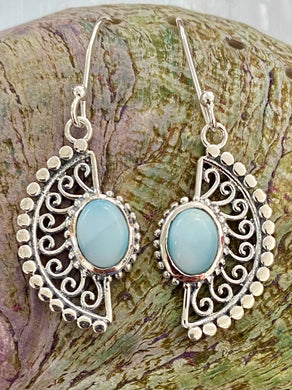 Larimar Drop Earrings