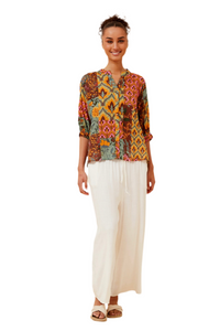 Belinda Shirt - Patchwork Print