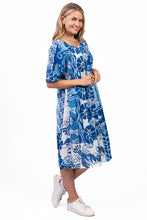 Load image into Gallery viewer, Yvonne Round Neck Dress - MonoSea Blue