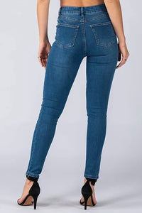 Skinny Stretch Jeans - Dark Denim