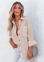 Load image into Gallery viewer, Corduroy Shacket - Beige