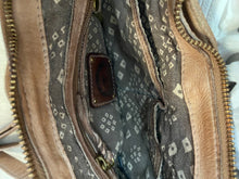 Load image into Gallery viewer, Carrera Zip Round Bag - Taupe