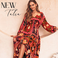 Load image into Gallery viewer, Billow sleeve Maxi - Talia Print