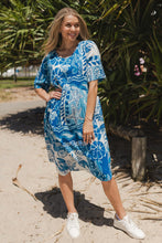 Load image into Gallery viewer, Yvonne Round Neck Dress - MonoSea Blue