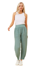 Load image into Gallery viewer, Finn Linen Pants - Ocean