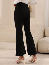 Load image into Gallery viewer, Flared Ponty Pants - Black
