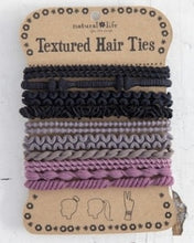 Load image into Gallery viewer, Textured Hair Ties Set 10 - Neutral