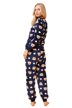 Load image into Gallery viewer, Printed Plush Pyjama Set