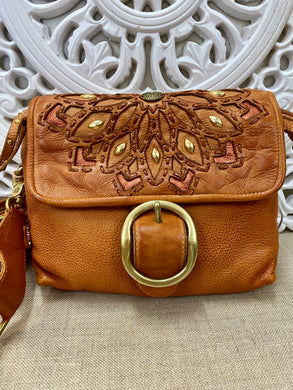 Kali Foldover Bag - Honey