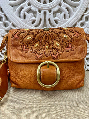 Kali Foldover Bag - Honey