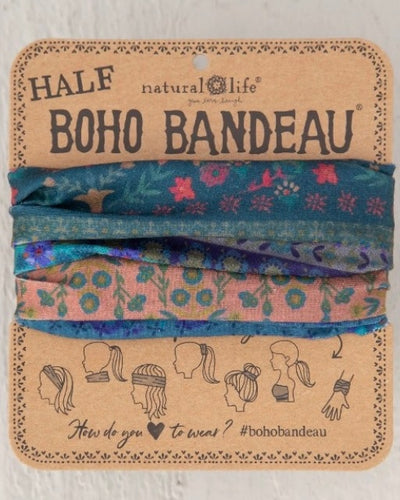 Boho Bandeau Half - Folk Floral Border T