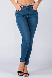 Skinny Stretch Jeans - Dark Denim