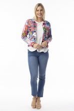 Load image into Gallery viewer, Printed Cotton Ponte Jacket - Scooter