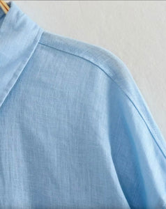 Cotton Casual Shirt - Blue