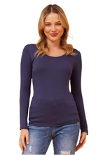 Load image into Gallery viewer, Basic Top - Navy