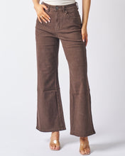 Load image into Gallery viewer, Wide Leg Denim Jeans - Chocolate