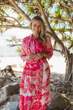 Load image into Gallery viewer, Sofia Shirt Dress - MonoSea Red