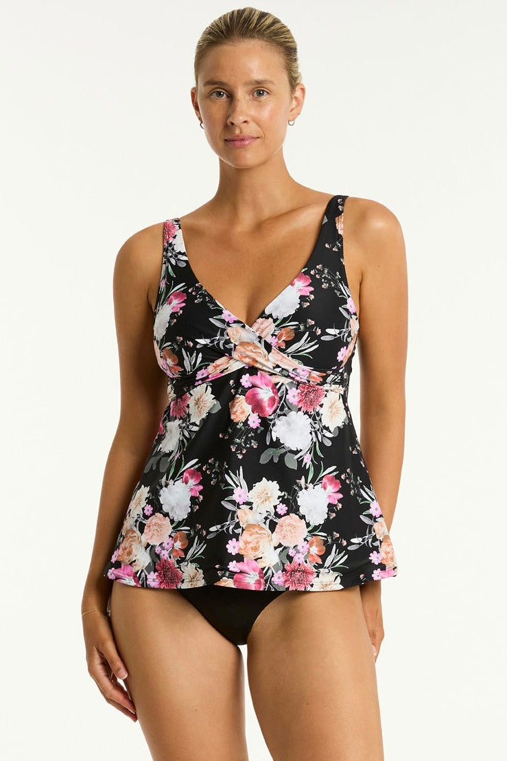 Belle Cross Front Swing Tankini