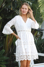 Load image into Gallery viewer, Cotton Broderie Anglaise Dress