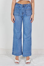 Load image into Gallery viewer, Wide Leg Denim Jeans - Denim