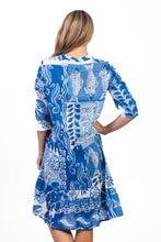 Load image into Gallery viewer, Beth Pleated Dress - MonoSea Blue