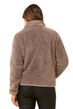 Load image into Gallery viewer, Faux Fur Jacket (Plus)- Mocha